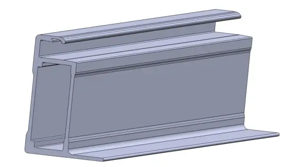 Aluminum PV solar module frame-2041