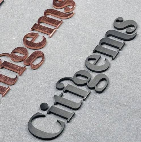 Large Metal Letters For Outside Bronze Letters 의 고품질 Large