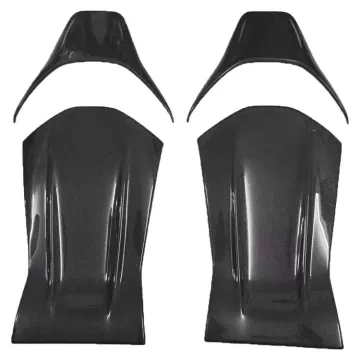 High-Quality Carbon Fiber Seat Covers for W205/C205 (AMG C63)