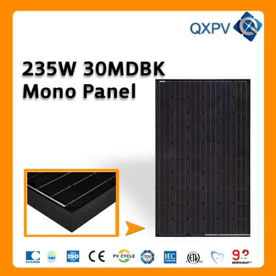 30V 235W Black Mono Solar Panel
