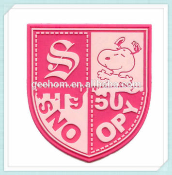 custom pvc rubber patch for baby clothing