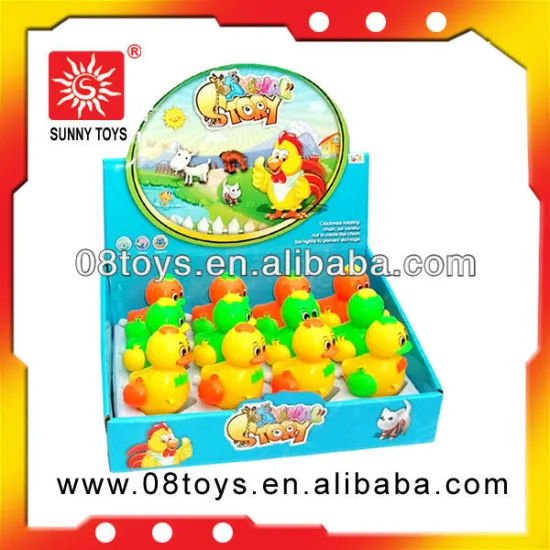 Plastic wind up duck