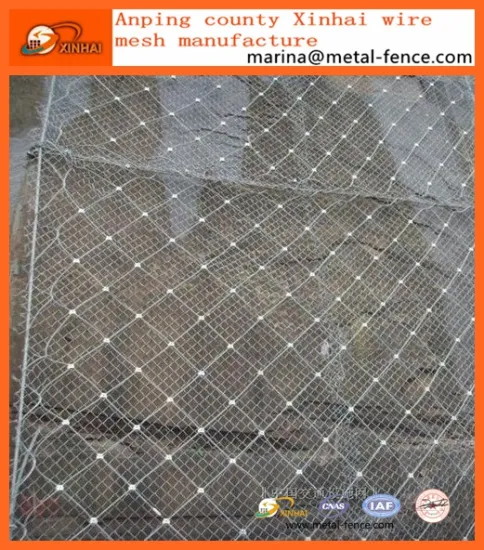 SNS steel wire rope/SNS protective wire mesh/SNS Flexible Safety Net (ISO9001:2000,CE Certificated) See larger image