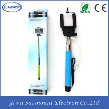 Z07-5s handheld cable take pole selfie stick