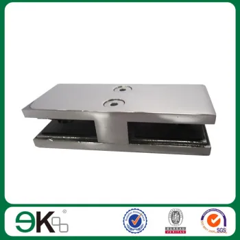 Stainless Steel 180 Degree Square Glass Clip (AE09C)