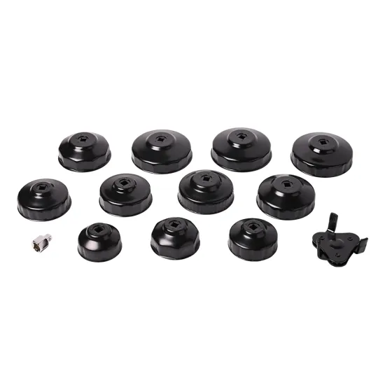 13 Pcs Cap Oil Filter Removal Socket Wrench Tool Kit for Toyota Honda Mazda