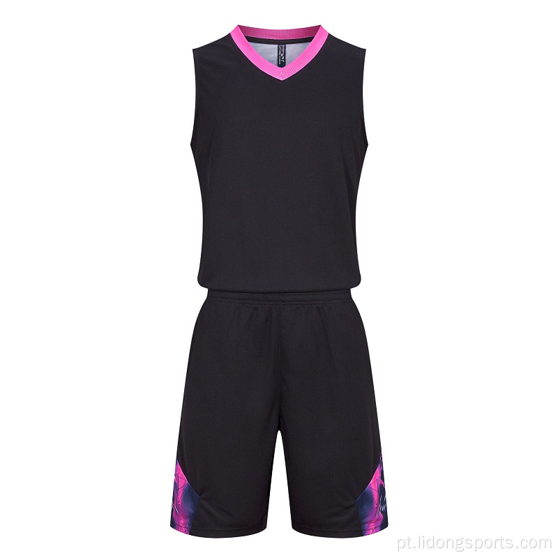 Treinamento esportivo Juventude uniformes de basquete Jersey Set