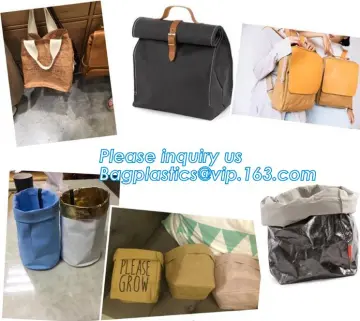 Collapsible lunch tote paper tyvek bag, Tyvek shopping market tote bag, Insulated Tyvek Paper Shopping Tote Bag