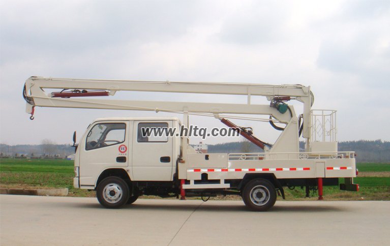 hydraulic aerial work platform truck