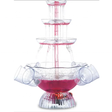 3-Tier Waterfall Design Drink Fountain: Easy-to-Use Party and Wedding Centerpiece for Wine and Beverage Service