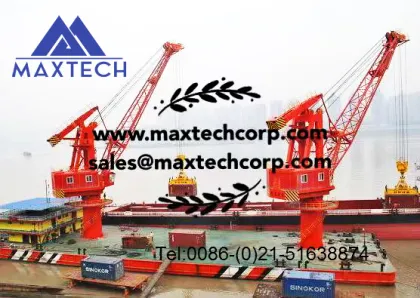 seaside offshore port ship deck crane