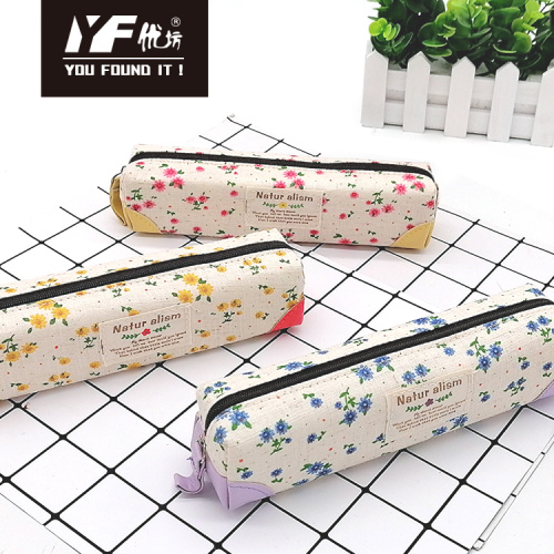 Pencil Case For Year 6 Fresh flowers style cotton pencil case Factory