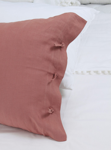Funda de almohada 100% de lino