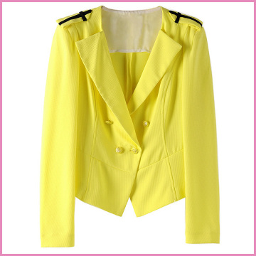 shoulder strap lady short coat fashion women blazer