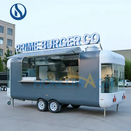 Mobile Fast Food Trailer: Street Food Truck Pizza Burger