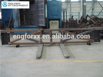 Fork spreader of Forklift attachment for extra wide goods