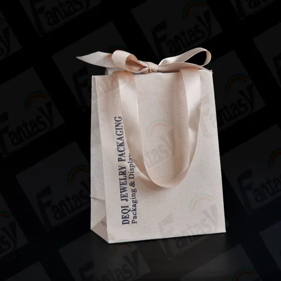 Cosmetic Kraft Paper Bags With Your Own Logo
