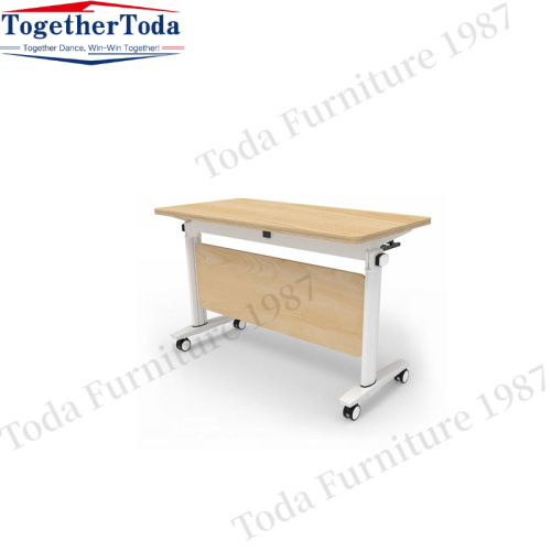 Office Folding Training Table Foldable Office Desk with Wheels training table Factory