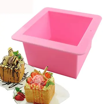 Large Square Soap Candle Cake Silicone Molds Mould
