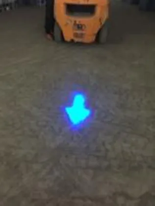 Arrow Blue Spot Arrow Led Warning Light