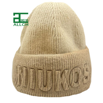 Özel Kış Şapkaları: Puf Baskı ve Logolu 3D Örme Akrilik Beanie