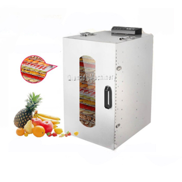 Máquina de deshidratador de alimentos de acero inoxidable comercial