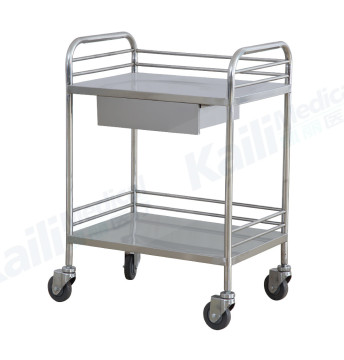 Stainless Steel Treatment Trolley Hospital