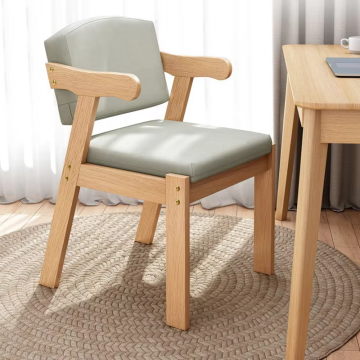 Factory Custom Nordic Modern Wood Back Office and Dining Chair for Study Tables