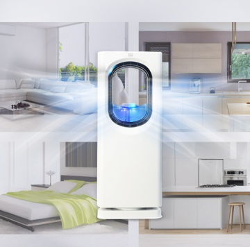 D Multifunctional Bladeless Air Conditioner: Fan, Refrigeration, Humidifier, and Mosquito Control