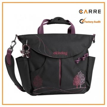 300D polyester messenger backpack outdoor diaper bag