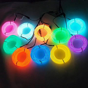 Wholesale Custom Multi-Color Super Bright EL Wire Glowing Electro Luminescent Wire
