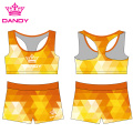 Unîformên Athleticsê yên Ombre Cheer-Sublimated