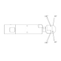 550bar 34lpm Rotary Toberaren estolderia garbitzeko toberak