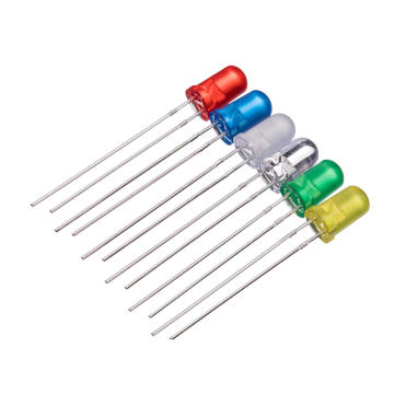 LED F3 F5 3mm 5mm 8mm 10mmチップダイオード - 赤、黄、青、緑の拡散RGB LED