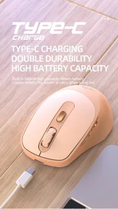 Wireless BT Dual Mode Silent Mouse for Laptop and Games