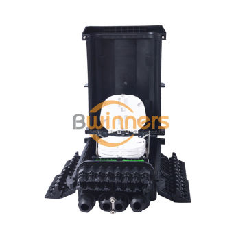24 Ports Drop Cable Type Fiber Optic Joint Splice & Splitter Closure