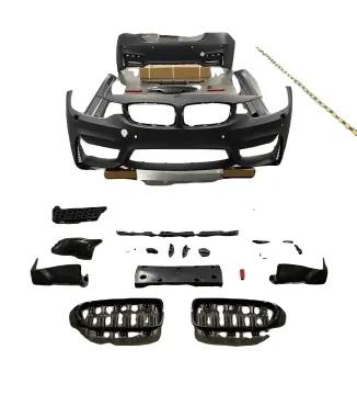 BMW 4 Series F32 F36 2014-2019 M4 Style Bumper Assembly - Car Facelift Upgrade