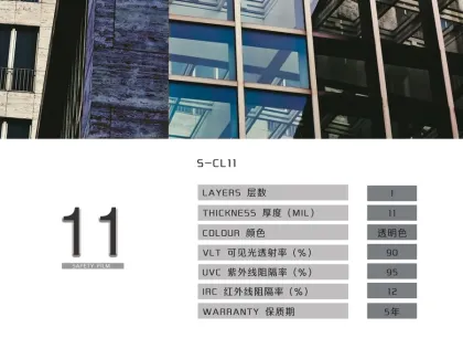 Safety 11 Architectural Window Film Reduced glare