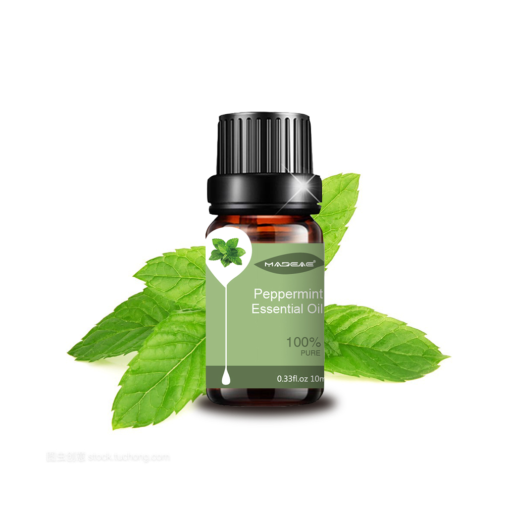 100% asili ya ubora wa aromatherapy peppermint mafuta muhimu kwa ukuaji wa nywele