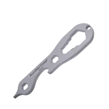 Boundless Voyage Titanium Multi Tool - Portable Pocket EDC Opener Screwdriver