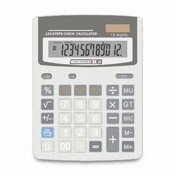 Desktop Calculator with 12 Digits Display, Customized Designs are Accepted