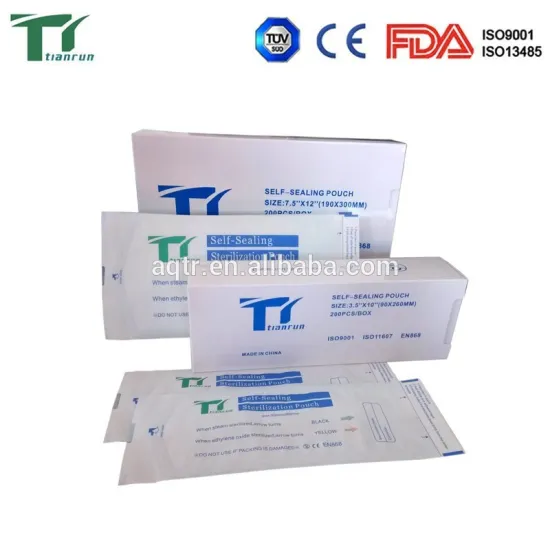 EO and Radiation Medical Self Sealing Sterilization Pouch / Bag