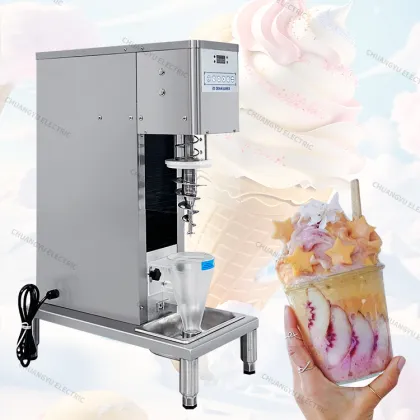 Mini Tabletop Dragon Fruit Ice Cream Maker Blender Machine