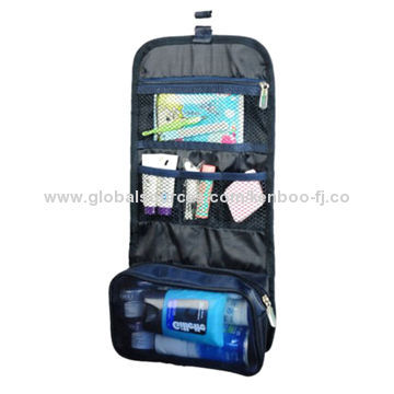 Toiletry bags with various compartments