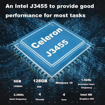 Intel Celeron J3455 Mini PC