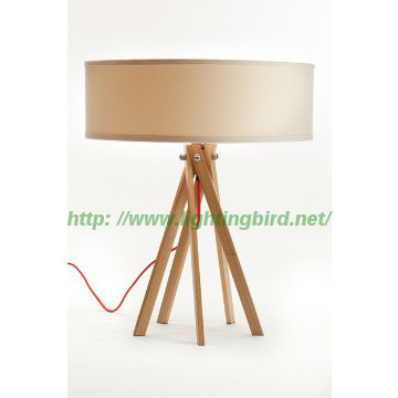 Hotel design modern table lights/wooden lamps with energy saving bulb