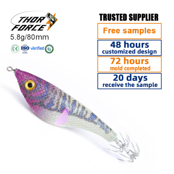 THORFORCE 80mm 5.5g Vivid Swing Fin Saltwater Floating Lure for Sea Fishing