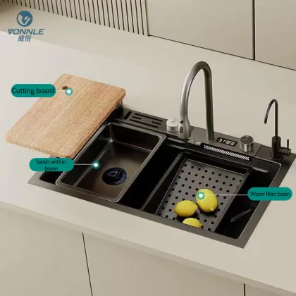 Smart Kitchen Sink: The New Stainless Steel Multifunction Kitchen Sink