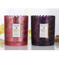 Colored 3D Relief Glass Scented Candle