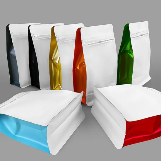 Aluminum Coffee Pouches with Zipper